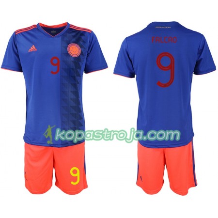 Billiga Fotbollströjor Colombia FALCAO 9 Barn Borta tröja Copa América 2019 Kortärmad